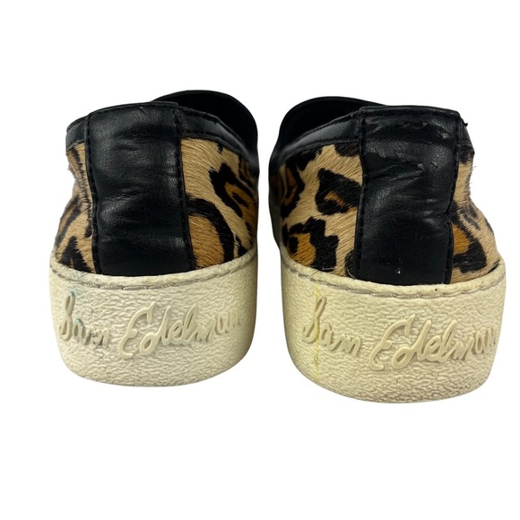 Sam Edelman Becker Leopard Print Slip on Sneakers Womens Size 7M - Picture 8 of 10